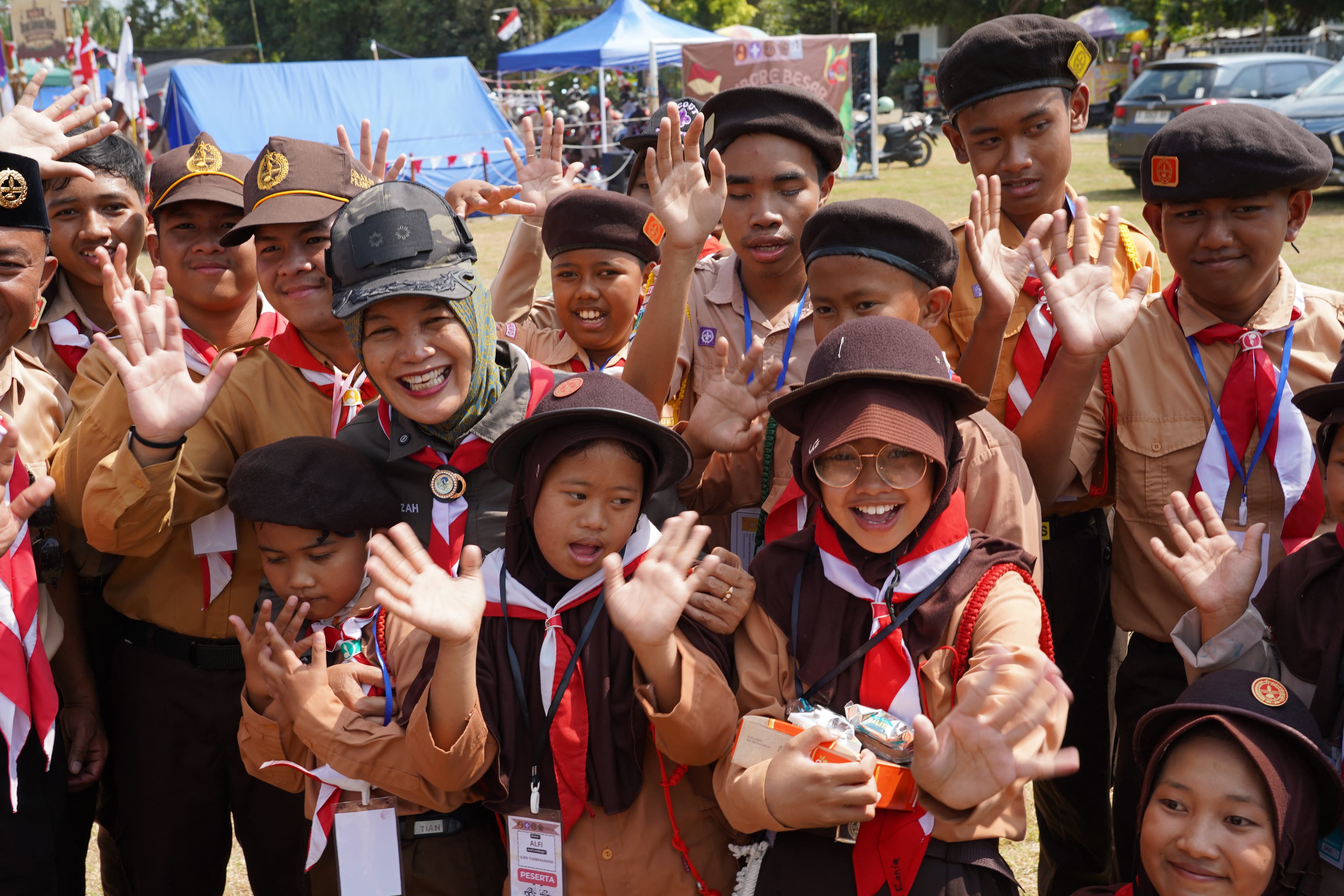185 Pramuka Berkebutuhan Khusus Semarakkan Jambore Sako PK-PLK Bojonegoro