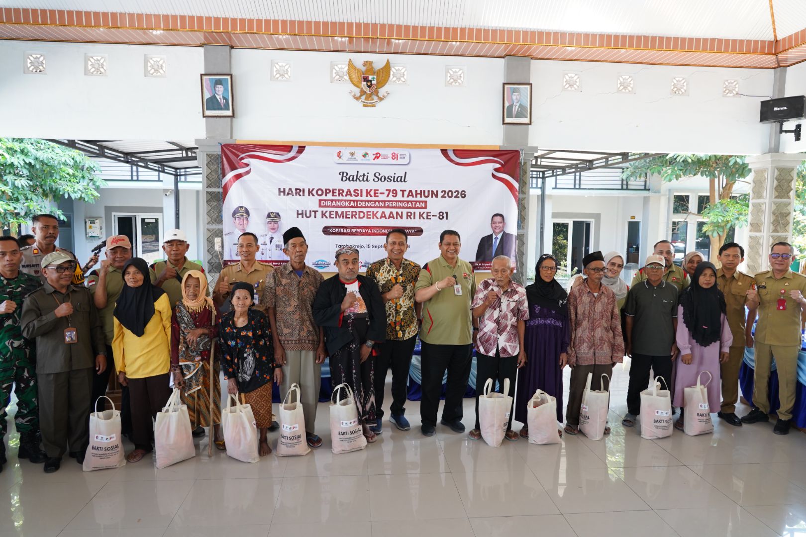 Hari Koperasi ke-79, Gerakan Koperasi Bojonegoro Wujudkan Gotong Royong melalui 1.000 Paket Sembako