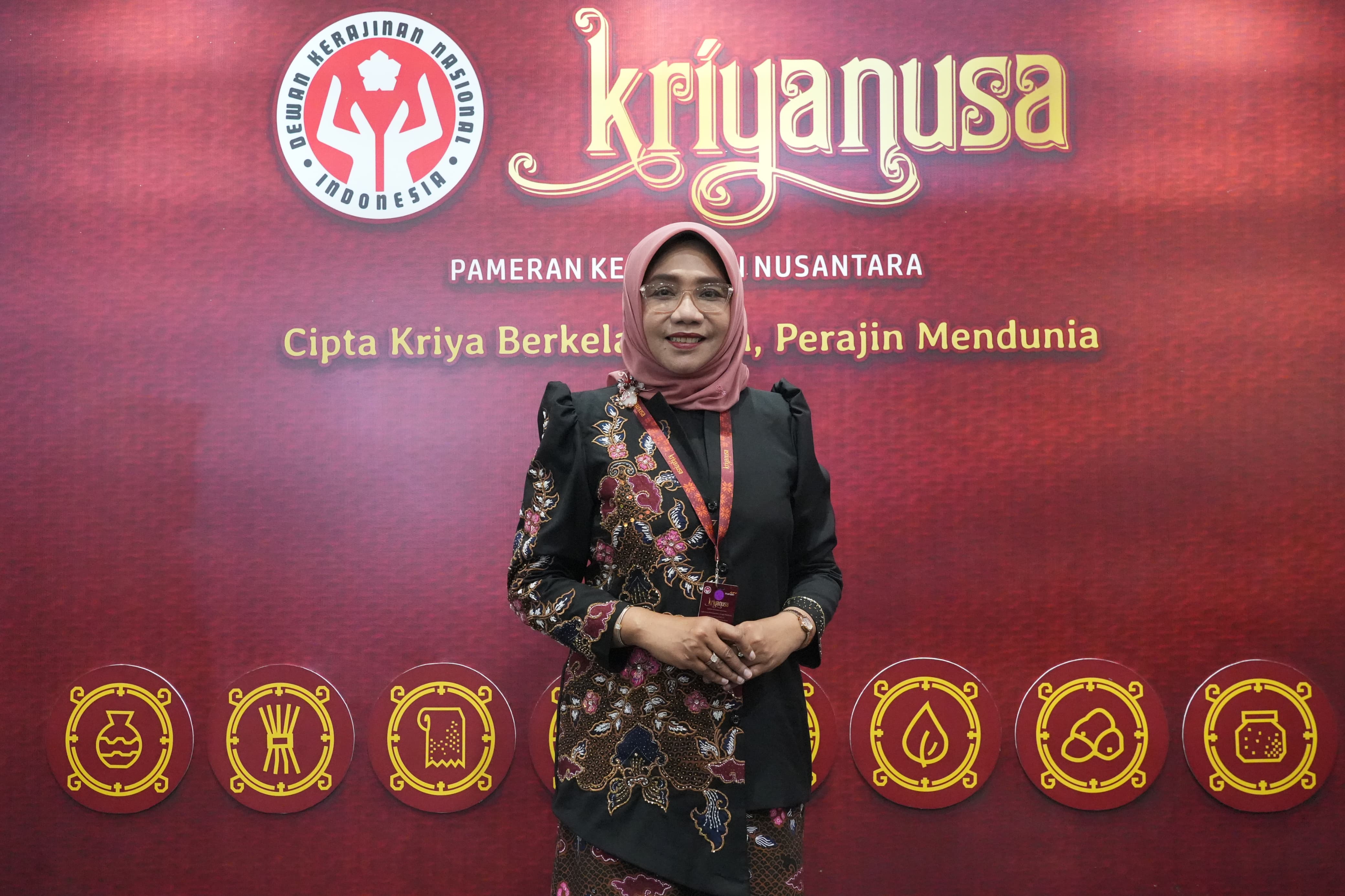 Hadir di Kriyanusa 2026, Bunda Cantika Tegaskan Yakin Produk Kriya Bojonegoro Go International
