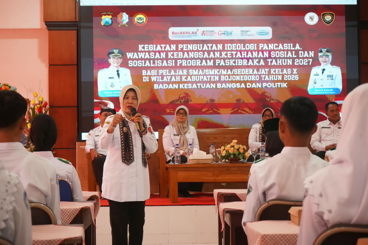 Wabup Nurul Azizah Dorong Pelajar Perkuat Karakter dan Bijak Bermedia Sosial
