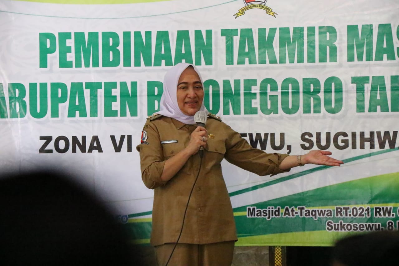 Bupati Bojonegoro Berikan Pembinaan Kepada Takmir Masjid di Zona VI.