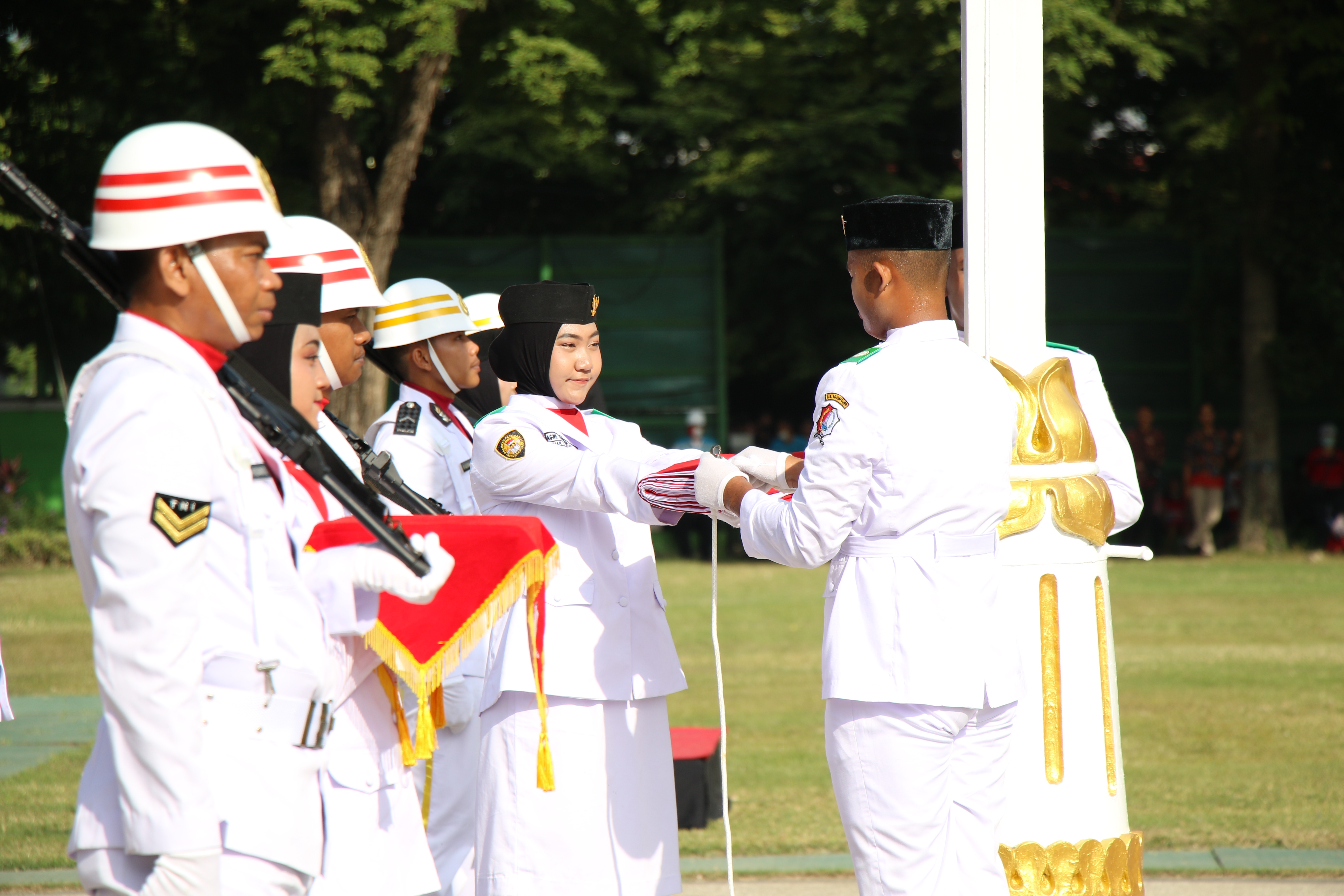 Pengibaran Sang Merah Putih, Peringatan HUT RI-77
