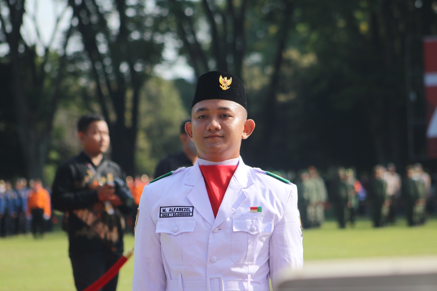 Pengibaran Sang Merah Putih, Peringatan HUT RI-77