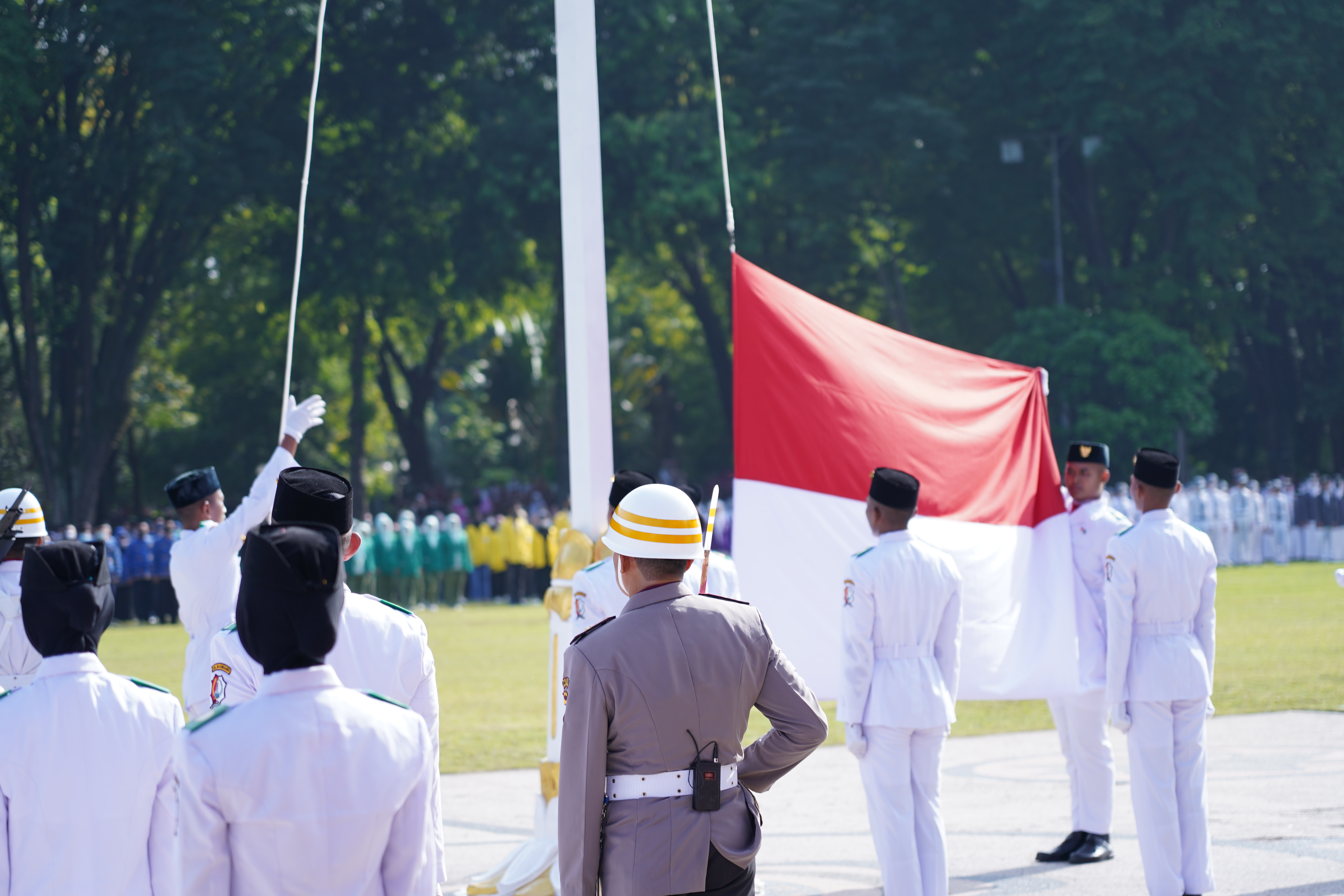 Pengibaran Sang Merah Putih, Peringatan HUT RI-77