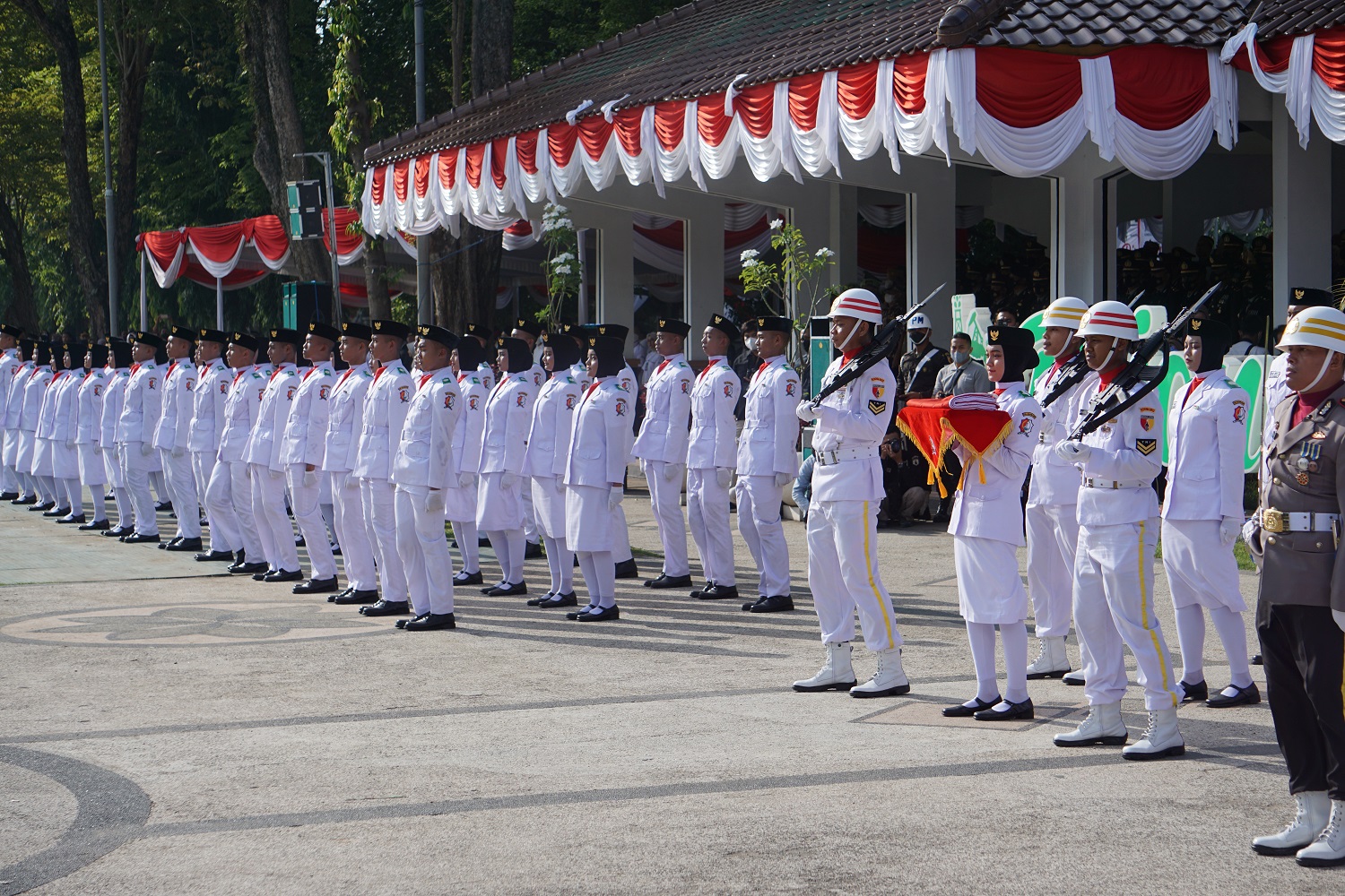 Pengibaran Sang Merah Putih, Peringatan HUT RI-77