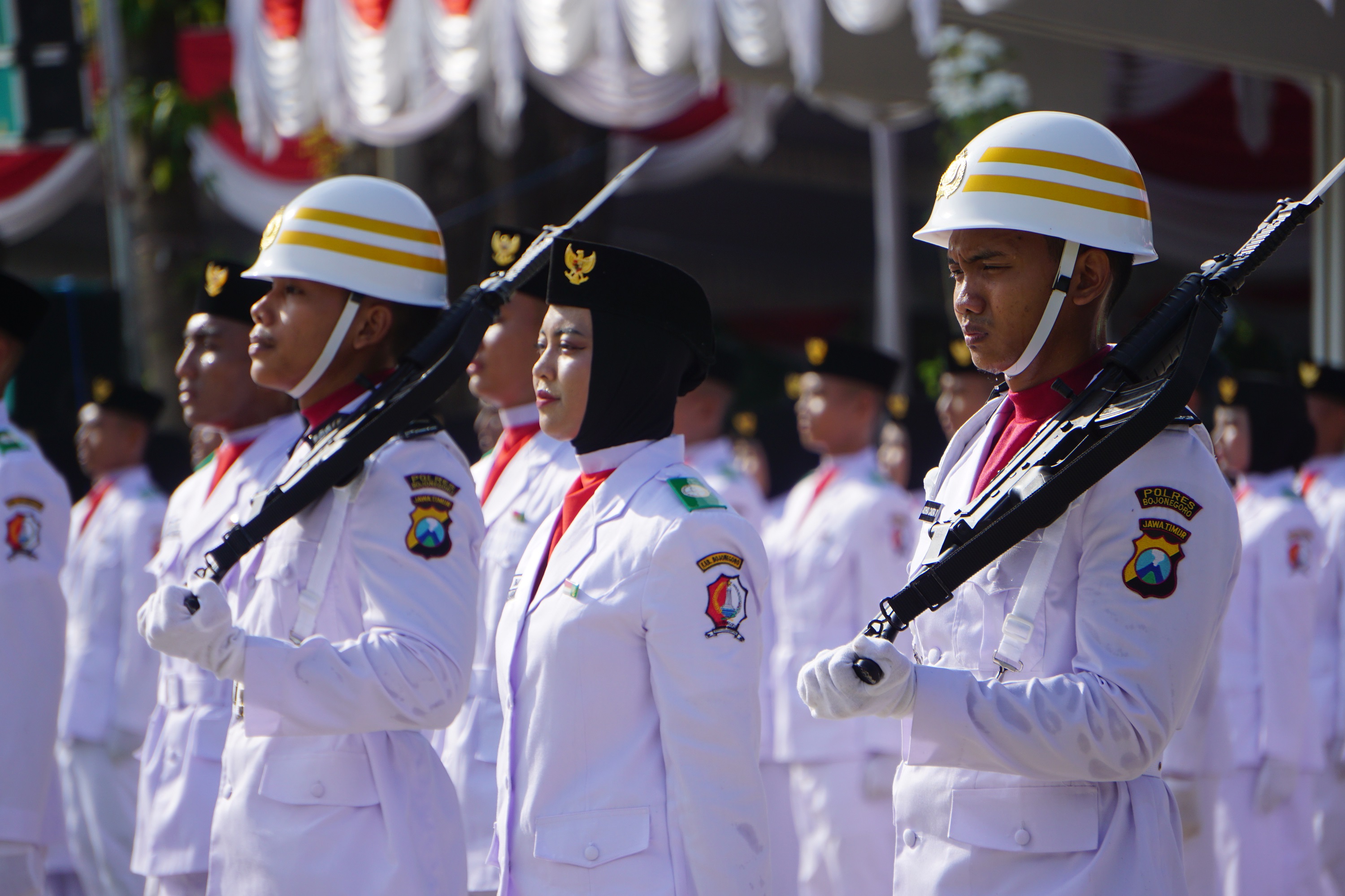 Pengibaran Sang Merah Putih, Peringatan HUT RI-77